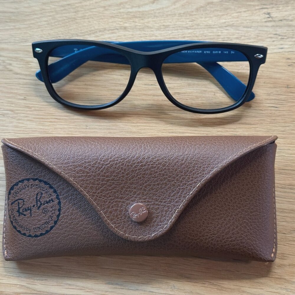 Ray-Ban Wayfarer Eyewear Frames RB2132 6182 56-18-145 Matte Multicolor with Case